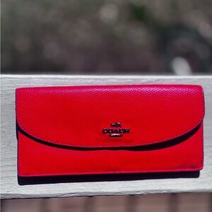 Coach leather wallet